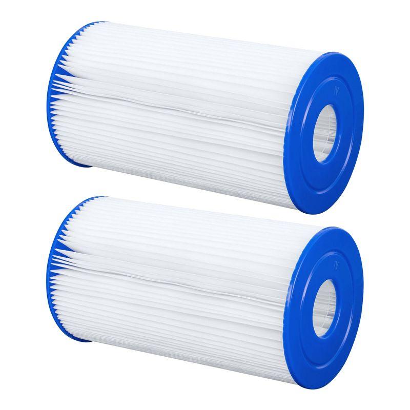 Bestway Bestway Flowclear Type IV & B Pool Filter Pump Replacement Cartridge (2 Pack) (Set of 2)