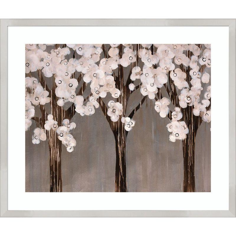 Amanti Art Floral Wonderland by Sydney Edmunds Wood Framed Wall Art Print 25 in. x 21 in.