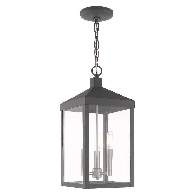 Livex Lighting Nyack 3 - Light Pendant in  Scandinavian Gray