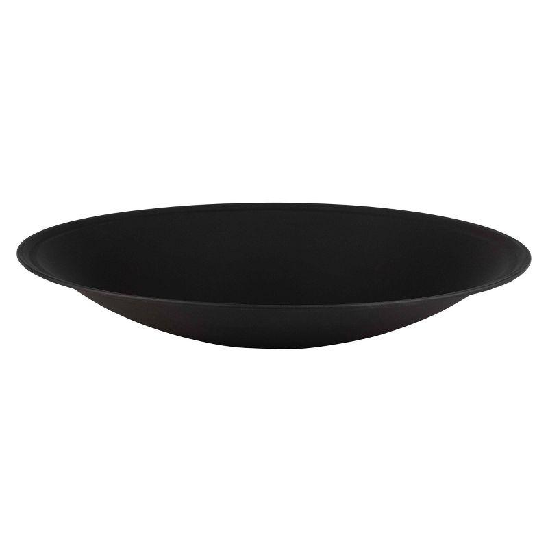 Pure Garden Fire Bowl - 24in Firepit Insert for DIY Fire Ring or Replacement - High Temp Finish Fire Pit Bowl - Fire Pits for Outside Wood Burning by Pure Garden