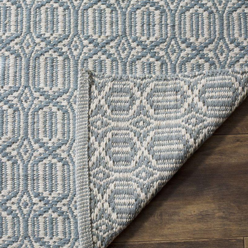 Montauk MTK333 Hand Woven Indoor Accent Rug - Ivory/Blue - 3'x5' - Safavieh.