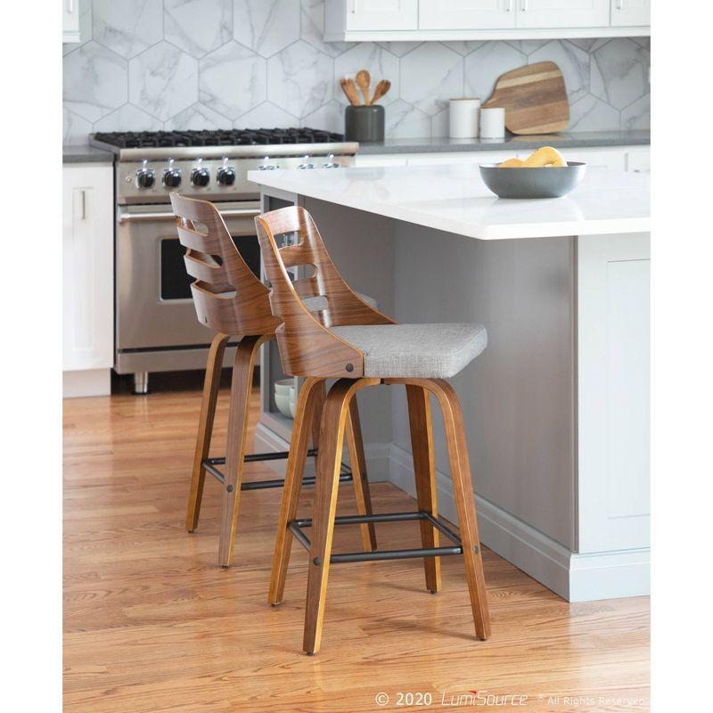 LumiSource Trevi 26" Fixed-height Counter Stool - Set Of 2