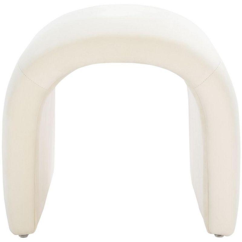 Kibo Ottoman - Cream - Safavieh