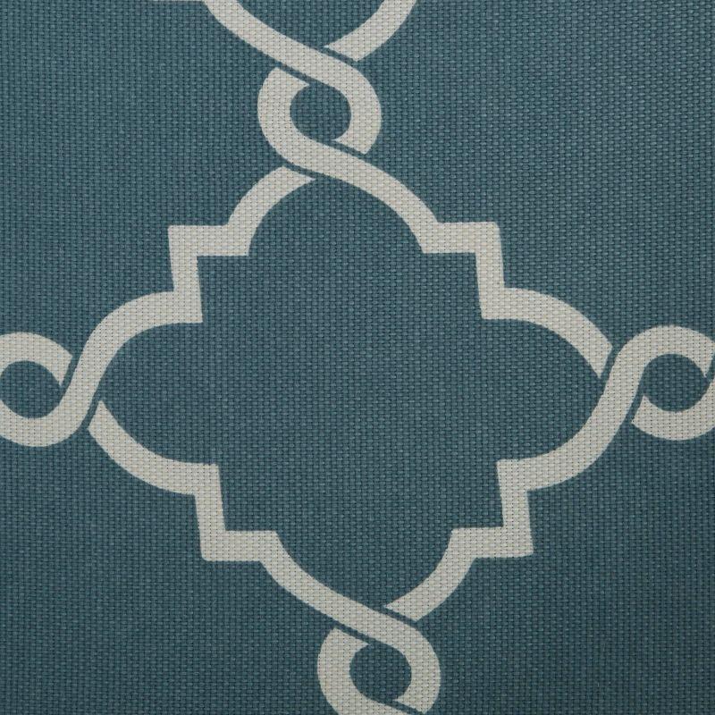 Madison Park Saratoga Fretwork Print Grommet Top Single Window Valance