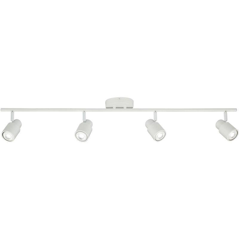 Melson White 4-Head LED Ceiling Track Light Fixture