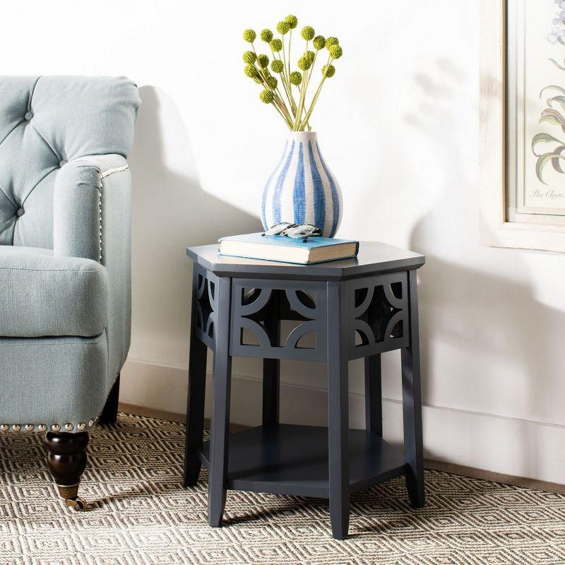 Connor Hexagon End Table  - Safavieh