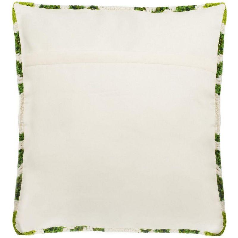 Paradise Pillow - Green/Multi - 20"X20" - Safavieh