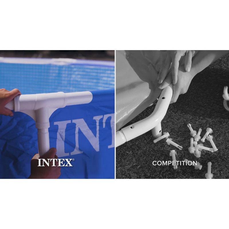 Intex Intex 12' x 30" Metal Frame Swimming Pool w/ Filter Pump & Pool Maintenance Kit