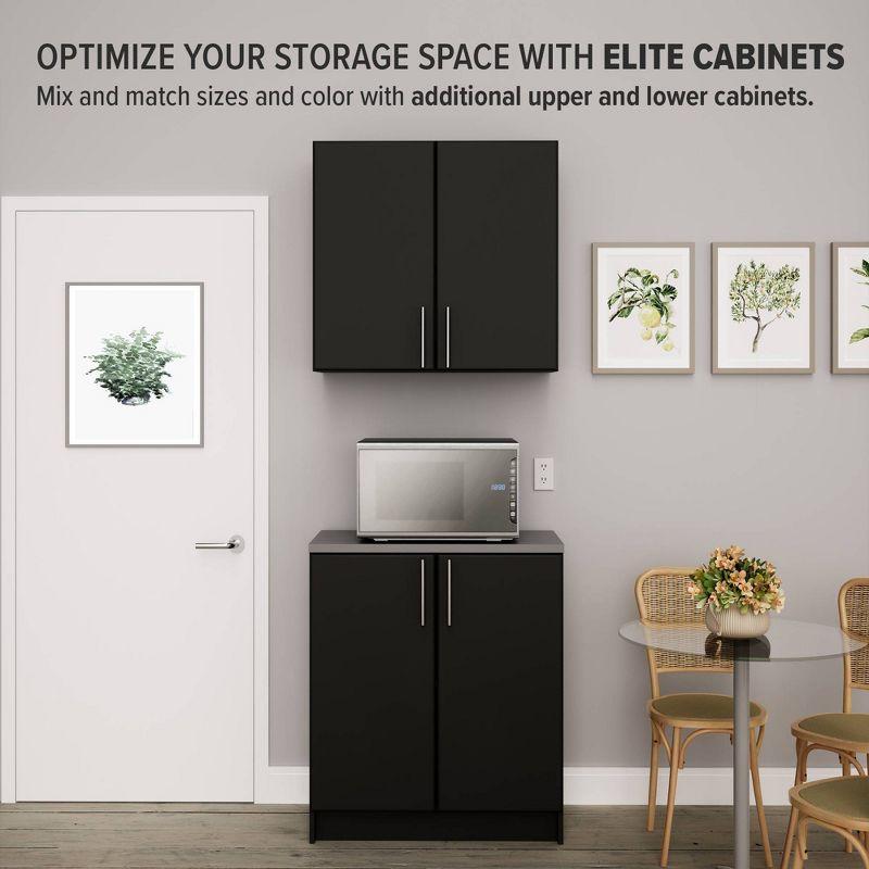 Elite 16" Deep Home Storage Base Cabinet with Melamine Countertop - Prepac