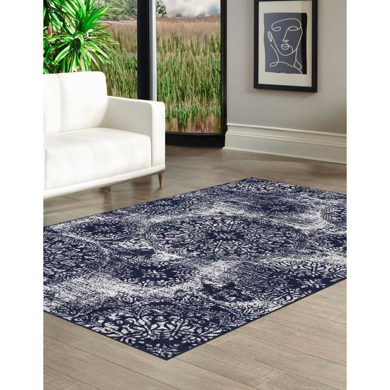 Unique Loom 8' 0 x 11' 0 Sofia Grand Navy Blue Area Rug