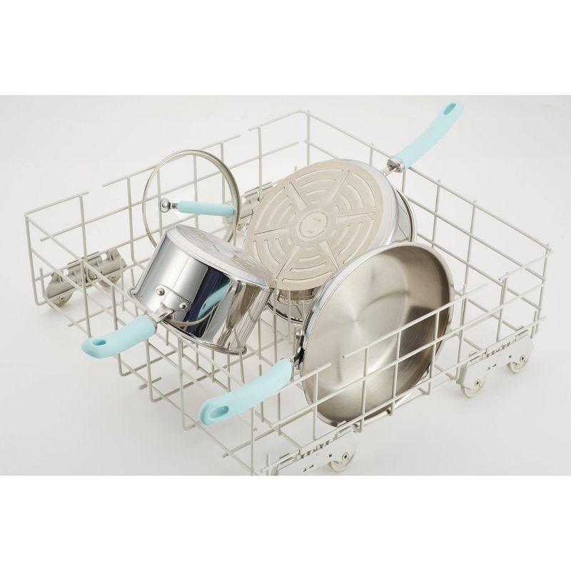 Rachael Ray Rachael Ray Create Delicious Stainless Steel Cookware Induction Pots and Pans Set, 10 Piece