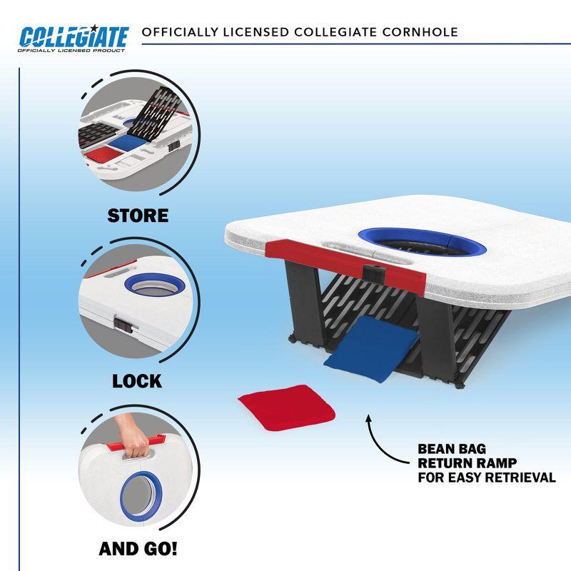 NCAA North Carolina Tar Heels All-Weather Travel Cornhole Set