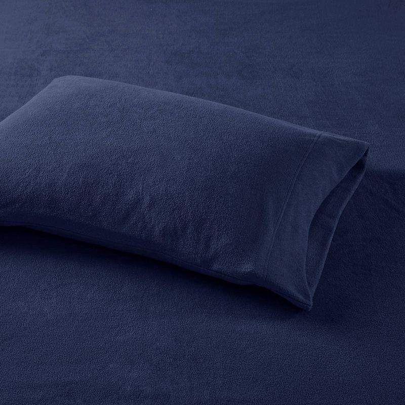 Full Micro Fleece Sheet Set Navy - True North by Sleep Philosophy