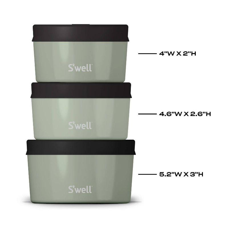 S'well Food Storage Canister Set Sage