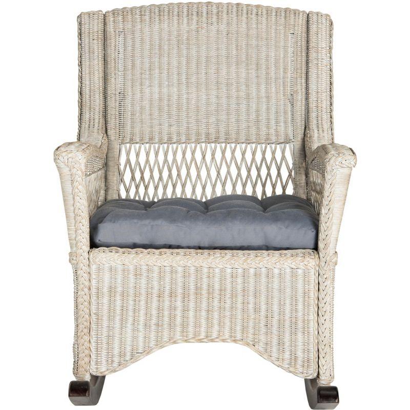 Aria Rocking Chair - SEA8036 - Antique/Grey - Safavieh