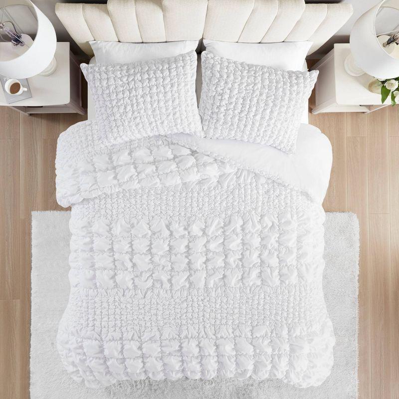 Evelyn Ruched Comforter Set