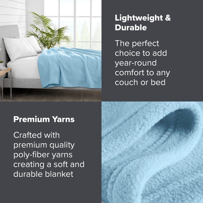 Bare Home Lightweight Polar Fleece Blanket