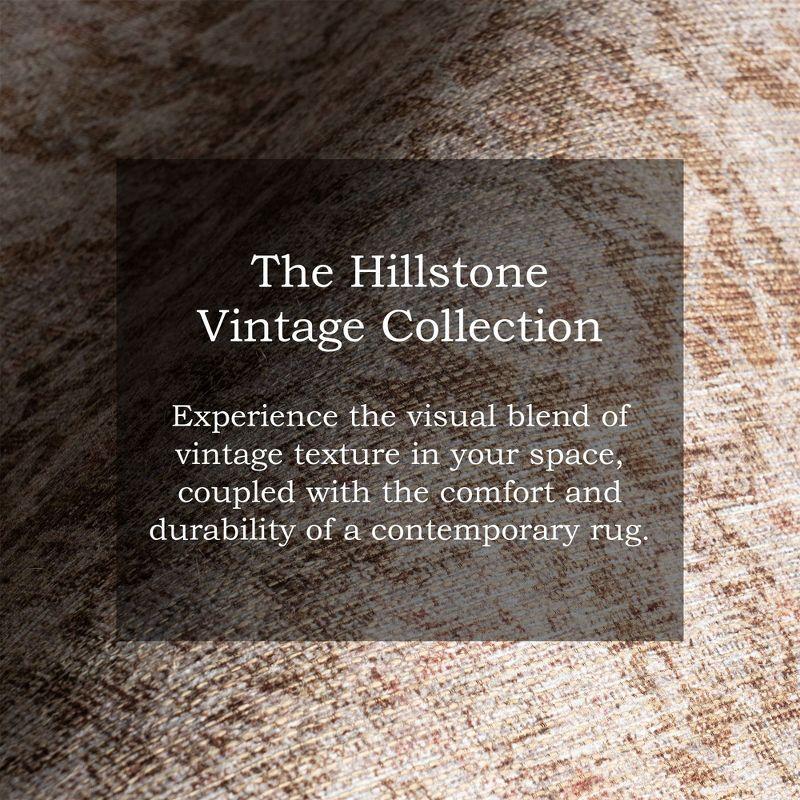 Nuloom Hillstone Collection Glenette Traditional Vintage Medallion Area Rug, 10' x 13', Ivory