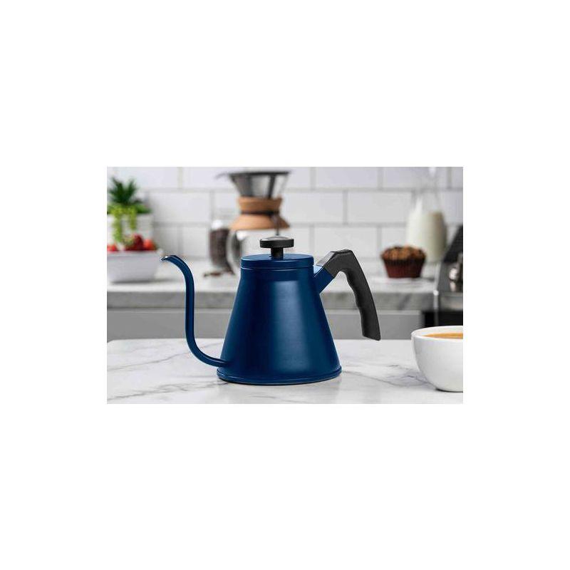 Kook Gooseneck Pour Over Kettle, Stainless Steel, 27 oz