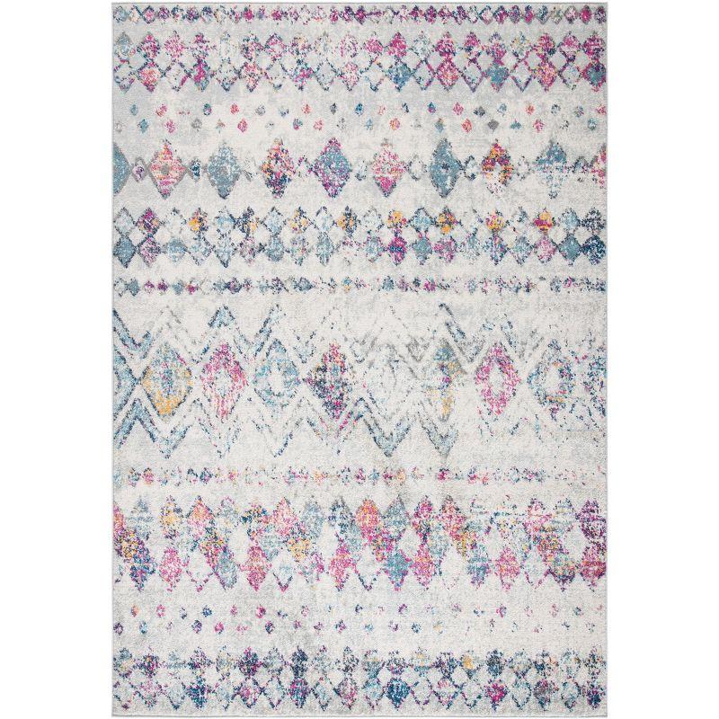 Madison 700 MAD798 Power Loomed Indoor Area Rug - Grey/Purple - 9'x12' - Safavieh