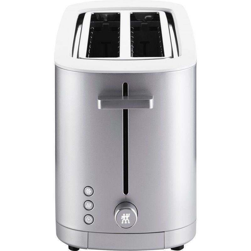 ZWILLING J.A. Henckels ZWILLING Enfinigy, 4-Slice Long Slot Toaster, Extra Wide 1.5" Slots for Bagels and Toast