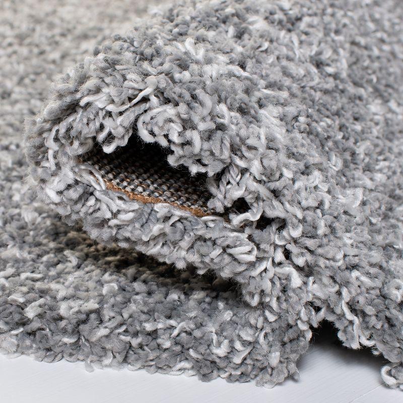 Evolution Shag EVO520 Power Loomed Area Rug - Grey - 5'3"x7'6" - Safavieh.