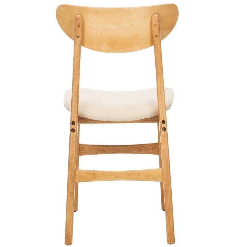 Lucca Retro Dining Chair (Set of 2) - DCH1001 - Natural/White - Safavieh