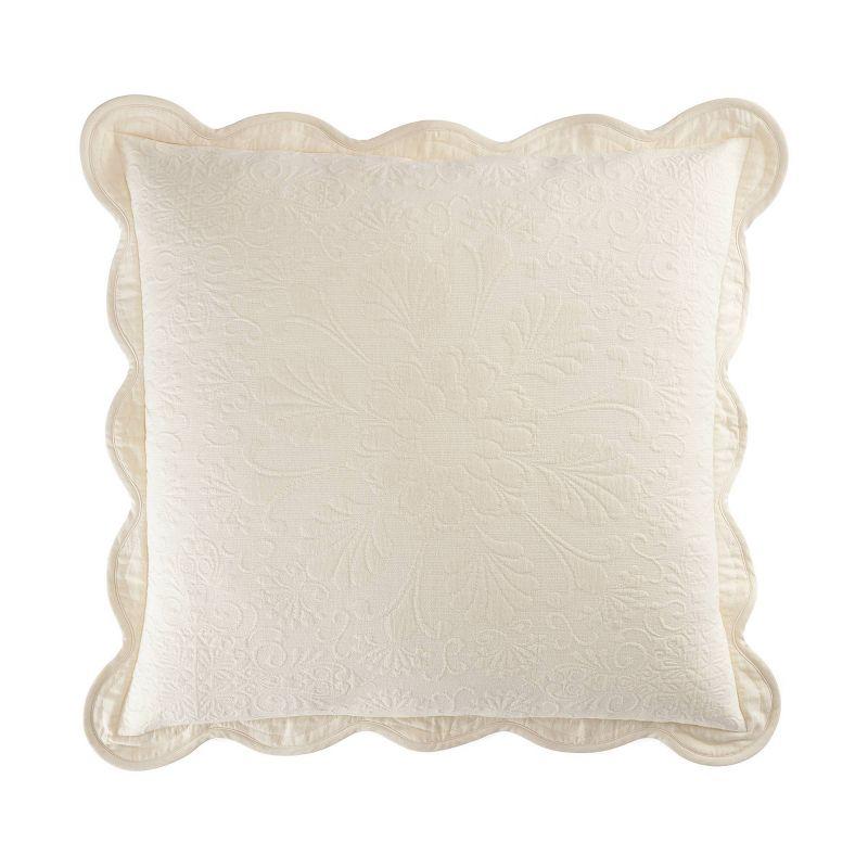 Historic Charleston Historic Charleston Charleston Estate Sham, Scalloped Pillow Cover, Single