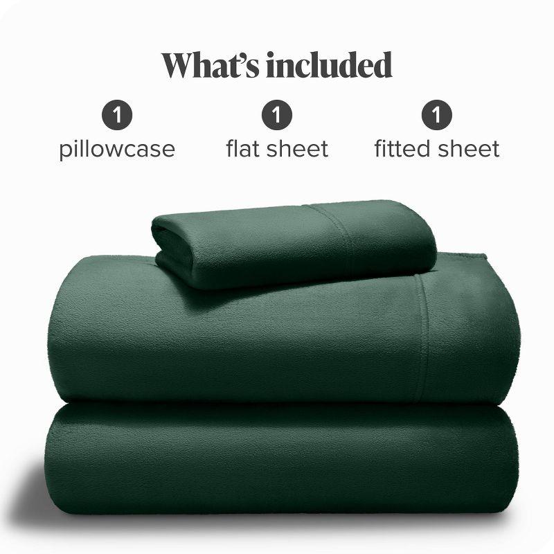 Velvety Soft Microplush Fleece Sheet Set by Bare Home