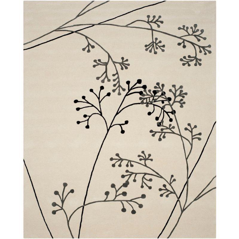 Soho SOH305 Hand Tufted Indoor Area Rug - Ivory/Grey - 9'6"x13'6" - Safavieh
