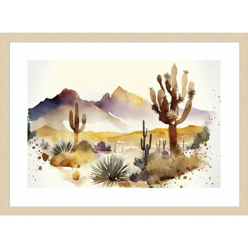 Amanti Art Through the Desert IV by Andrea Haase Wood Framed Wall Art Print