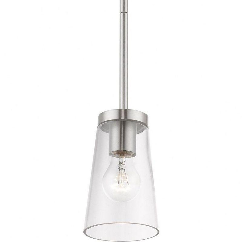 Livex Lighting Cityview 1 - Light Pendant in  Brushed Nickel