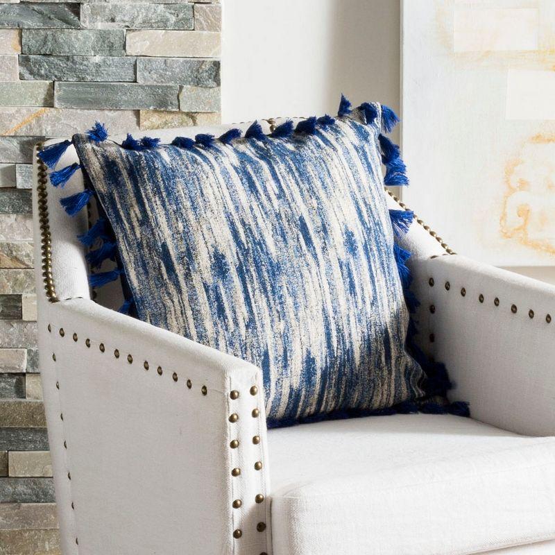 Bray Tassels Cotton Throw Pillow