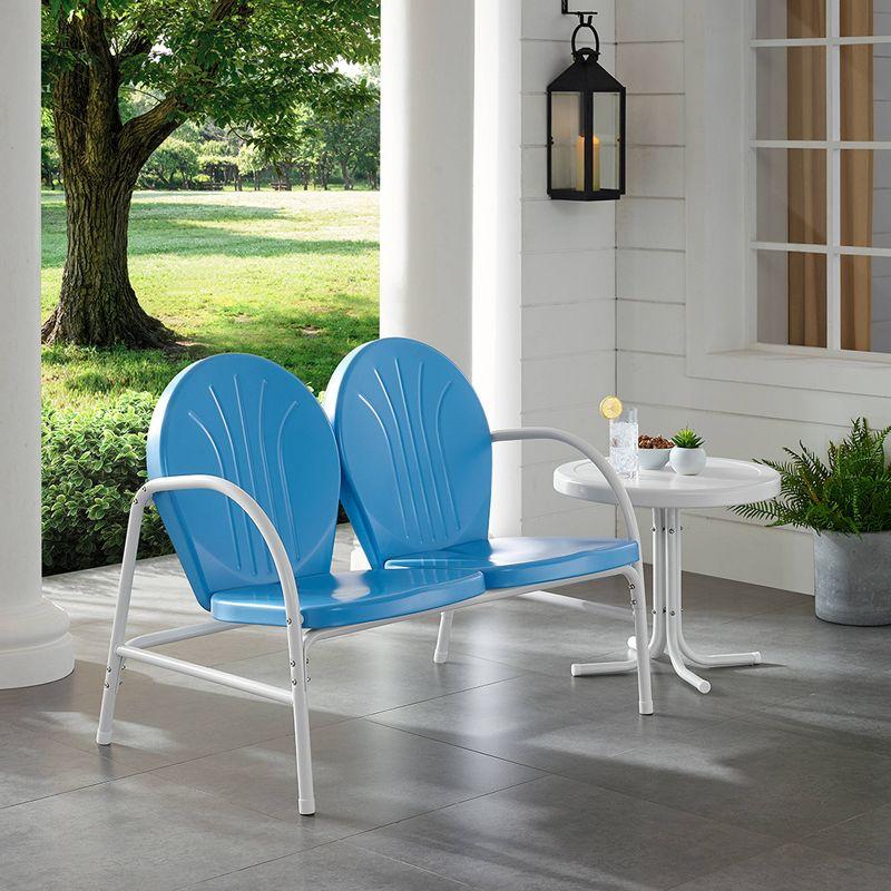 Griffith 2pc Outdoor Conversation Set - Sky Blue - Crosley