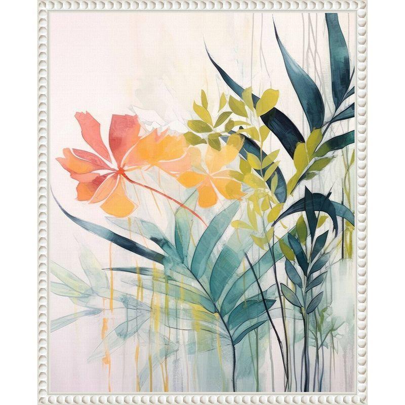 Amanti Art Pink and Yellow Floral Elegance II by Irena Orlov Framed Wall Art Print