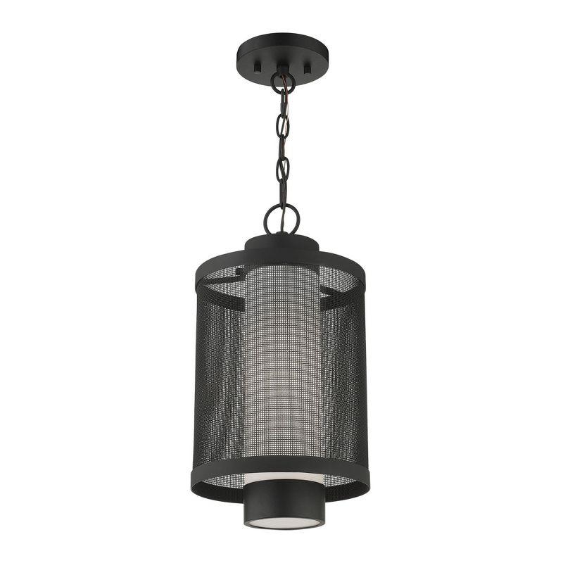 Livex Lighting Nottingham 1 - Light Pendant in  Textured Black