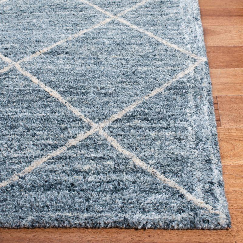 Himalaya HIM423 Handmade Area Rug - 4'x6' - Blue/Gold - Safavieh