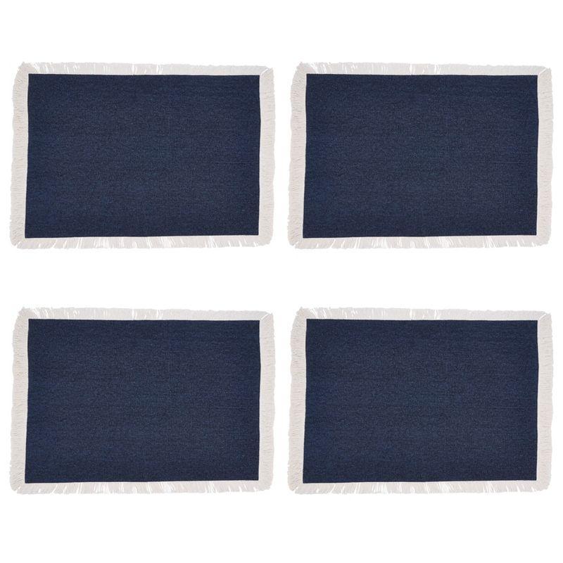 4 Piece Cotton Placemat Set (Set of 4)