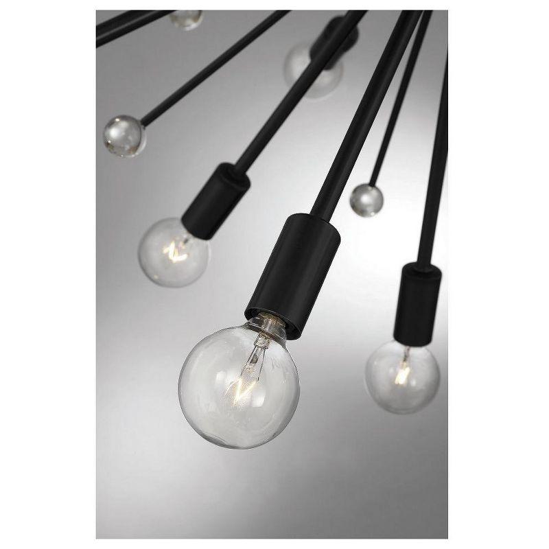 24 Light Metal Dimmable Sputnik Chandelier