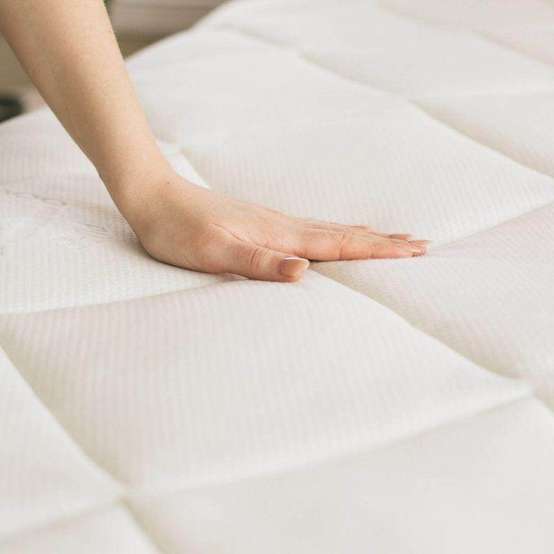 Super Plush Viscose from Bamboo Mattress Pad w/Quiet Bottom - Spa Luxe