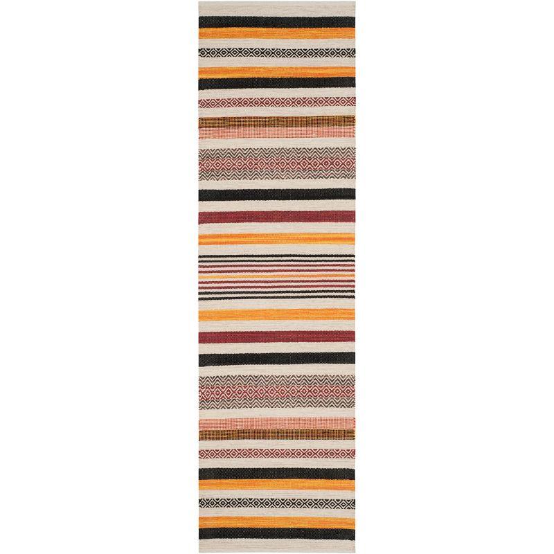 Montauk MTK211 Hand Woven Runner Rug - Red/Multi - 2'6"x6' - Safavieh.