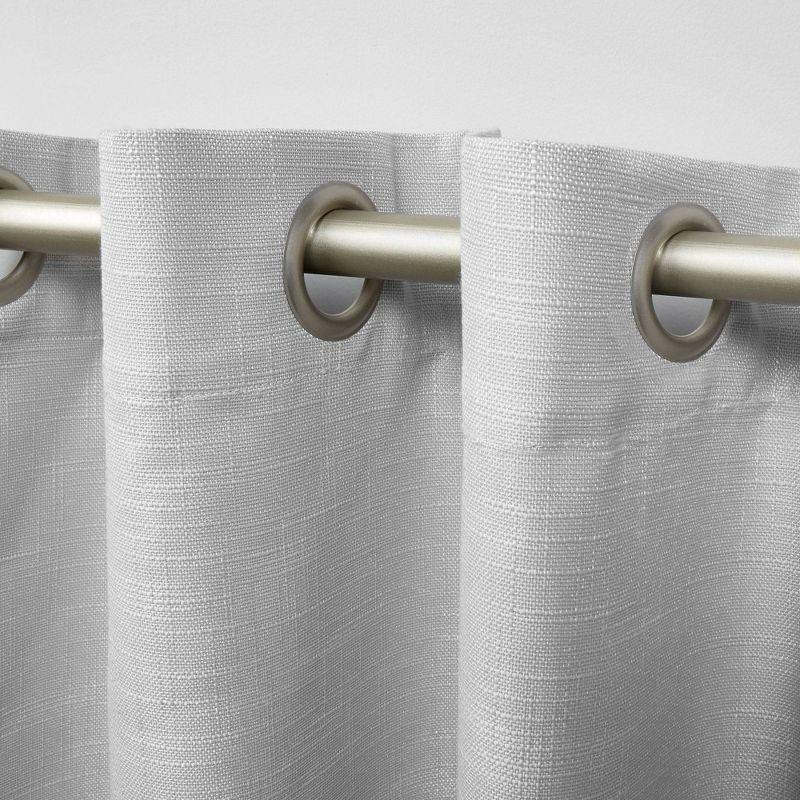 Set of 2 Bensen 100% Blackout Grommet Top Curtain Panel - Exclusive Home