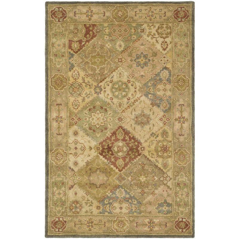 Antiquity AT316 Hand Tufted Area Rug - Multi/Beige - 6'x9' - Safavieh.