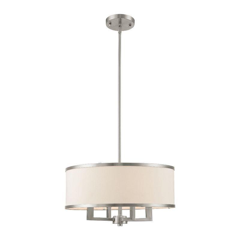 Livex Lighting Park Ridge 4 - Light Chandelier in  Brushed Nickel