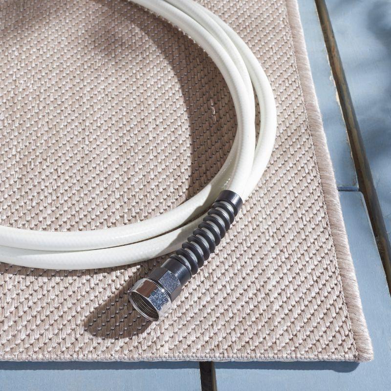 Beach House BHS218 Power Loomed Indoor/Outdoor Area Rug - Beige - 6'7"x6'7" - Safavieh