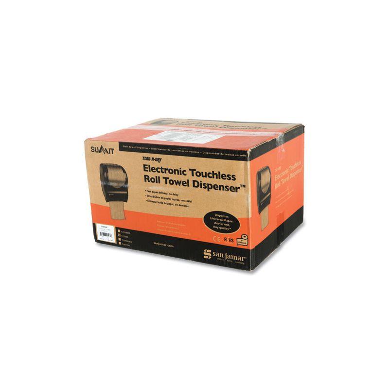 San Jamar Tear-N-Dry Touchless Roll Towel Dispenser, 16.75 x 10 x 12.5, Silver