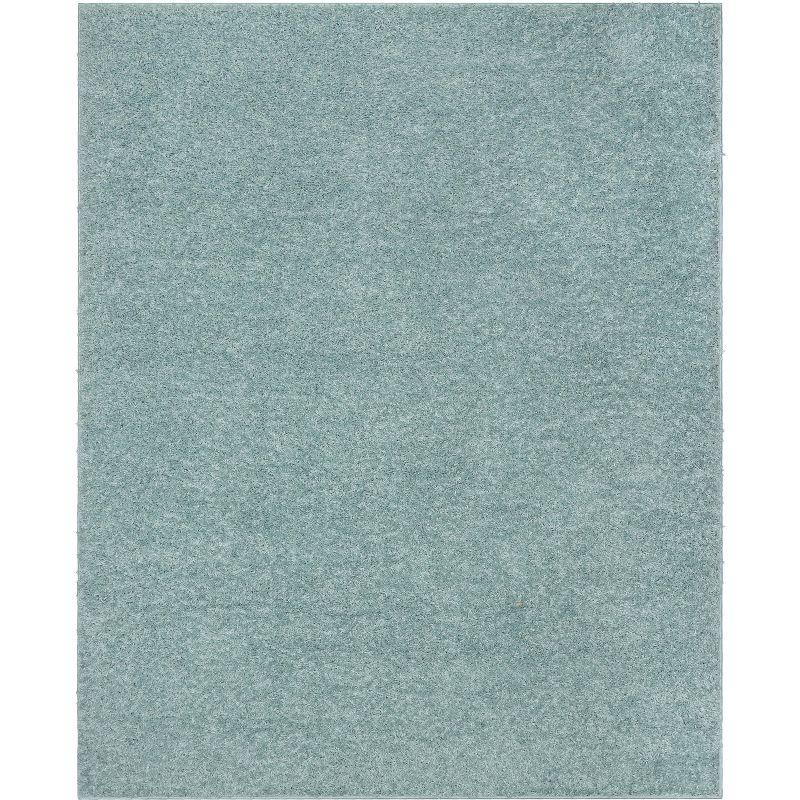 Papastamelos Basics Emerson Plain Textured Seafoam Green Shag Area Rug