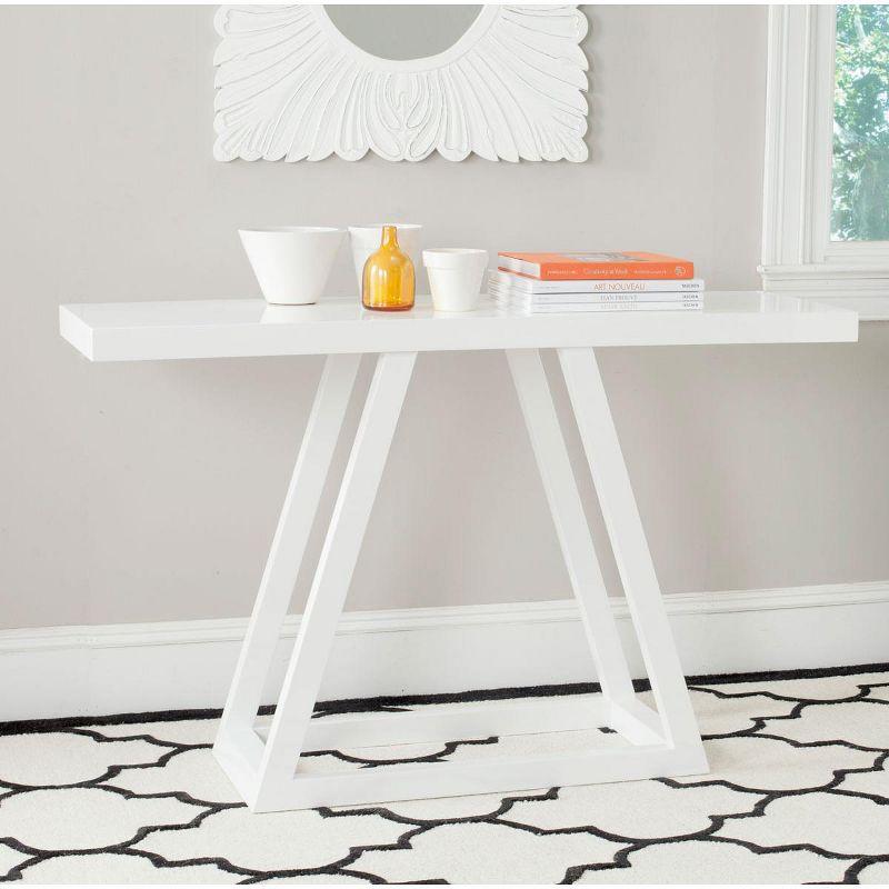 Sutton Console Table - White - Safavieh.