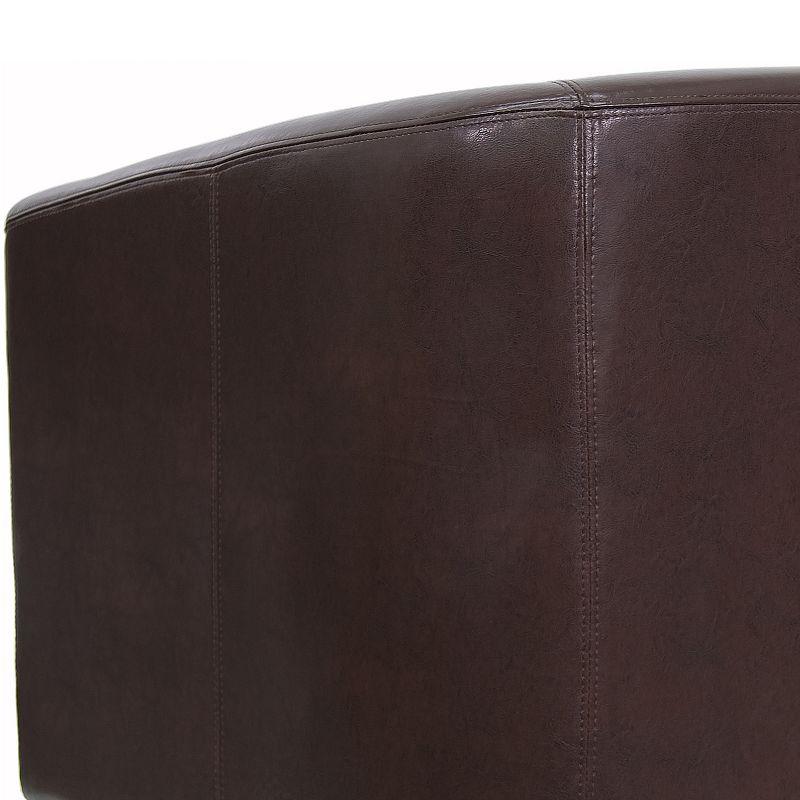 Flash Furniture Katie LeatherSoft Lounge Chair with Sloping Arms