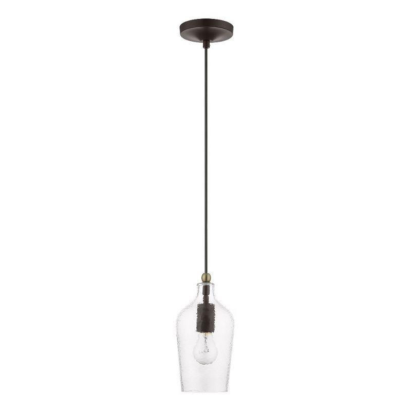 Livex Lighting Avery 1 - Light Pendant in  Bronze/Antique Brass